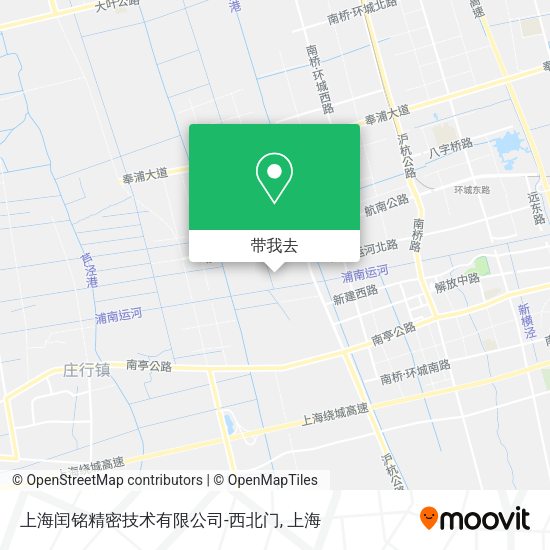 上海闰铭精密技术有限公司-西北门地图