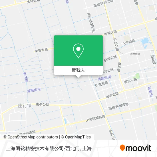 上海闰铭精密技术有限公司-西北门地图