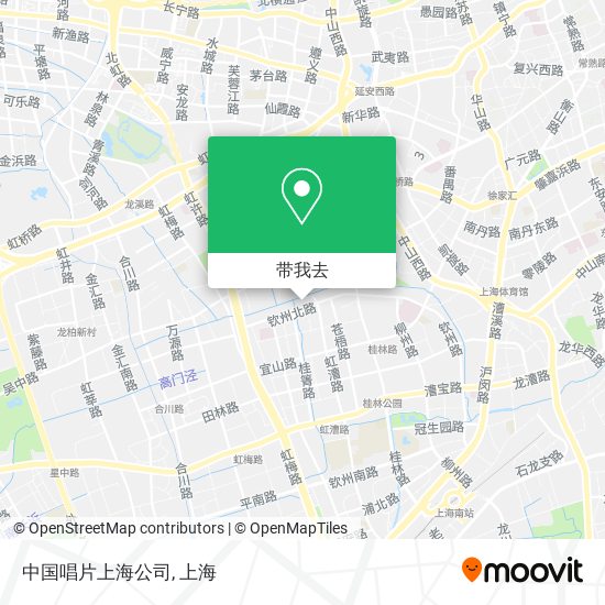中国唱片上海公司地图
