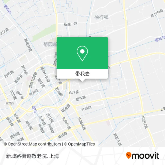 新城路街道敬老院地图