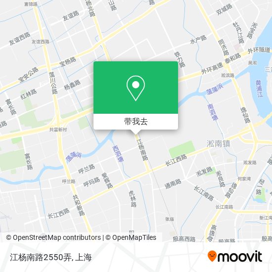 江杨南路2550弄地图