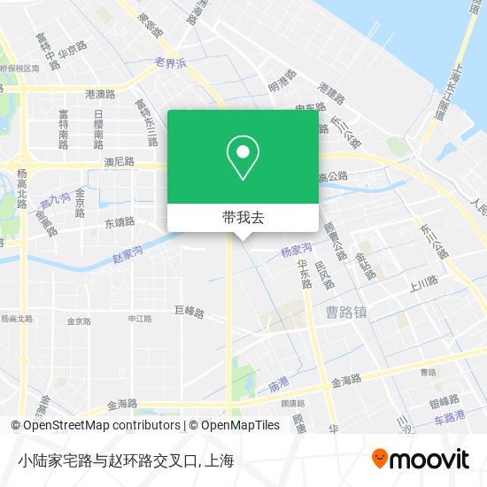 小陆家宅路与赵环路交叉口地图