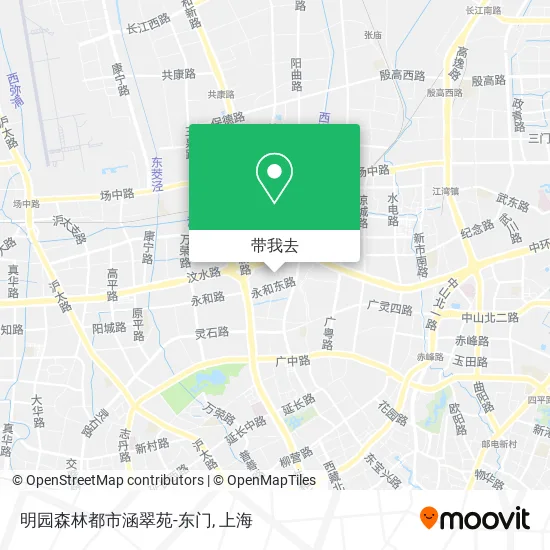 明园森林都市涵翠苑-东门地图