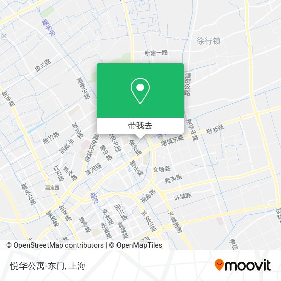 悦华公寓-东门地图