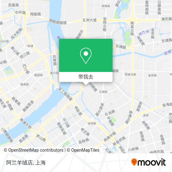 阿兰羊绒店地图