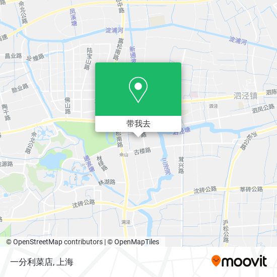 一分利菜店地图