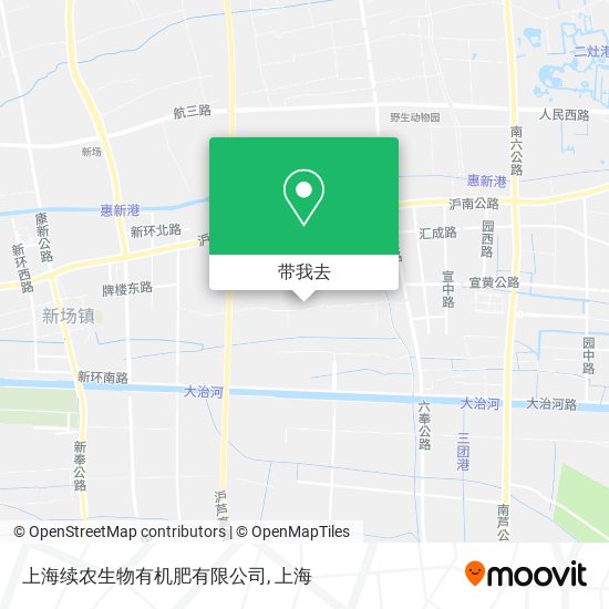 上海续农生物有机肥有限公司地图