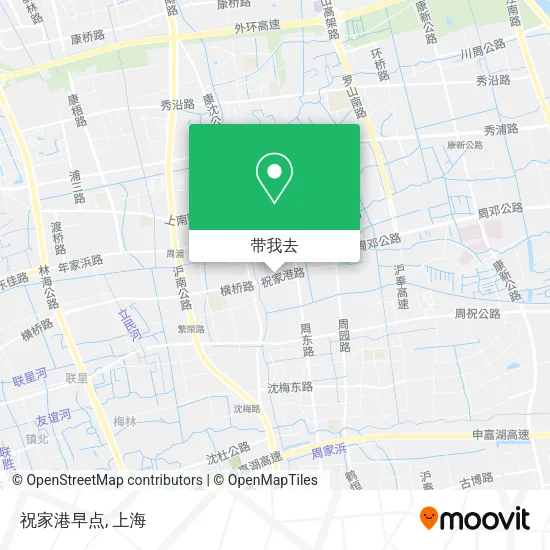 祝家港早点地图