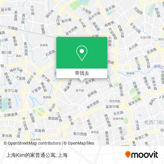 上海Kim的家普通公寓地图
