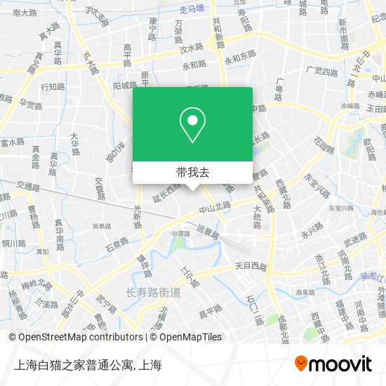 上海白猫之家普通公寓地图
