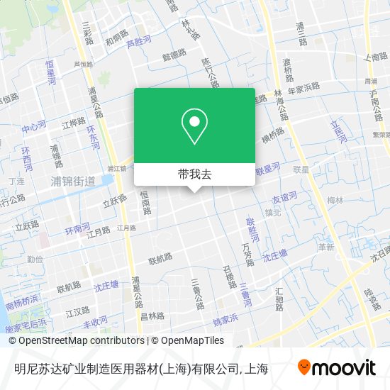 明尼苏达矿业制造医用器材(上海)有限公司地图