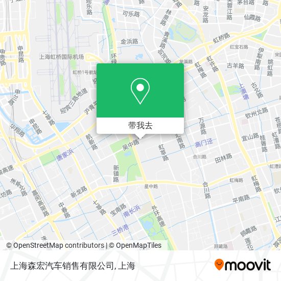 上海森宏汽车销售有限公司地图