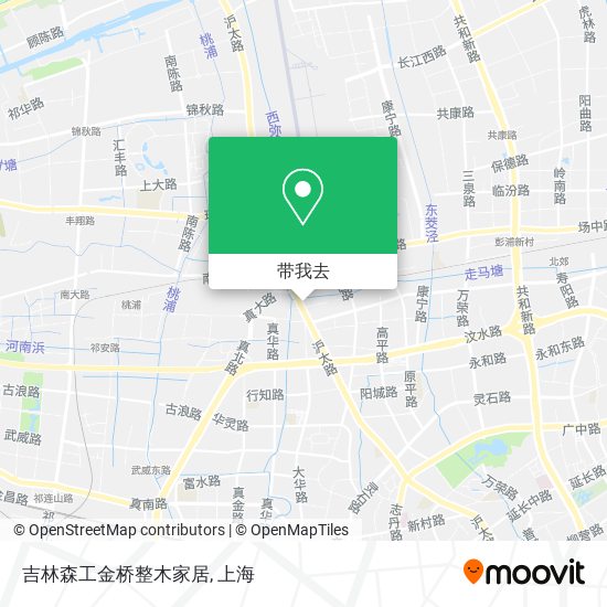 吉林森工金桥整木家居地图