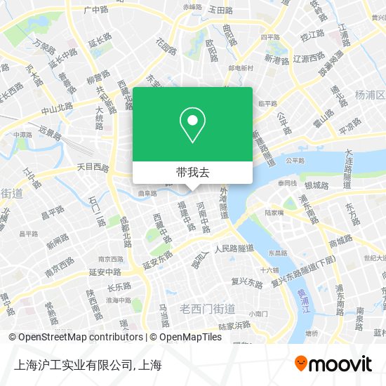 上海沪工实业有限公司地图