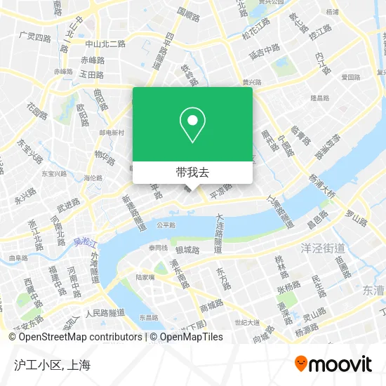 沪工小区地图