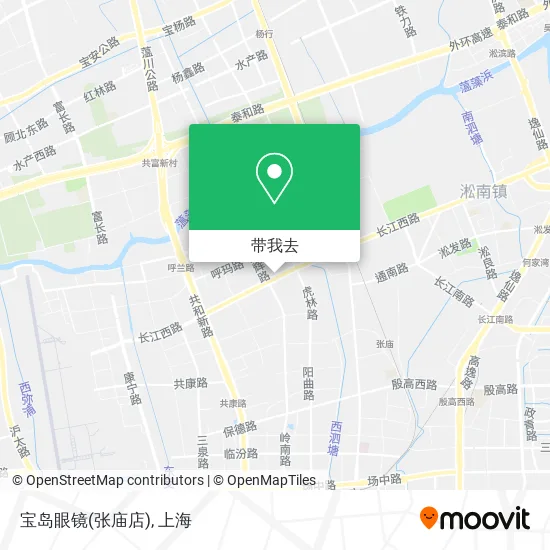 宝岛眼镜(张庙店)地图