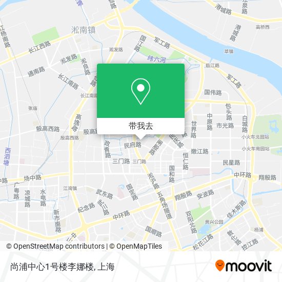 尚浦中心1号楼李娜楼地图