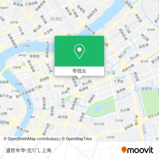盛世年华-北1门地图