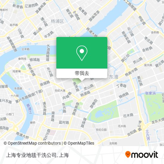 上海专业地毯干洗公司地图