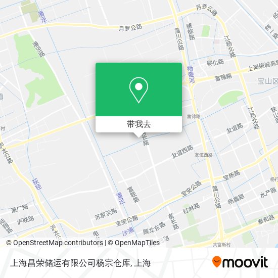 上海昌荣储运有限公司杨宗仓库地图