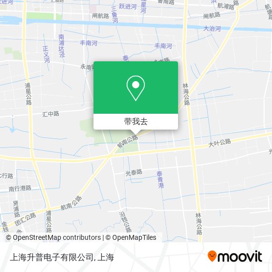 上海升普电子有限公司地图