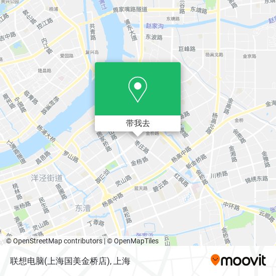 联想电脑(上海国美金桥店)地图