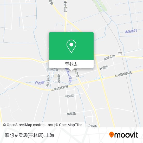 联想专卖店(亭林店)地图