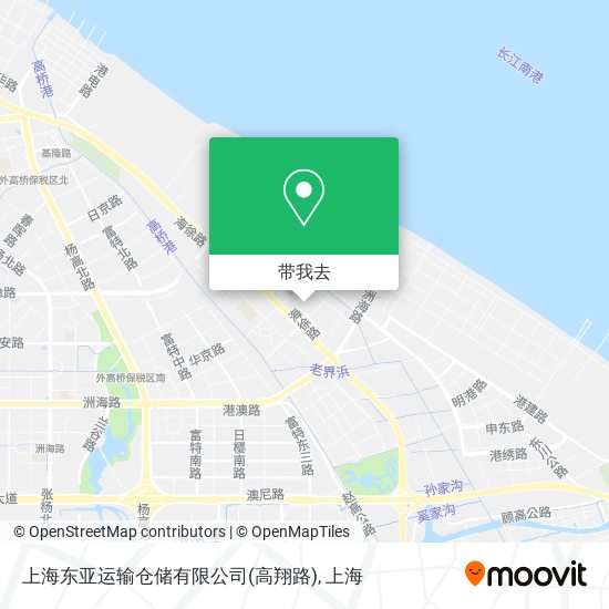 上海东亚运输仓储有限公司(高翔路)地图