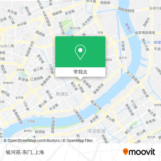 银河苑-东门地图