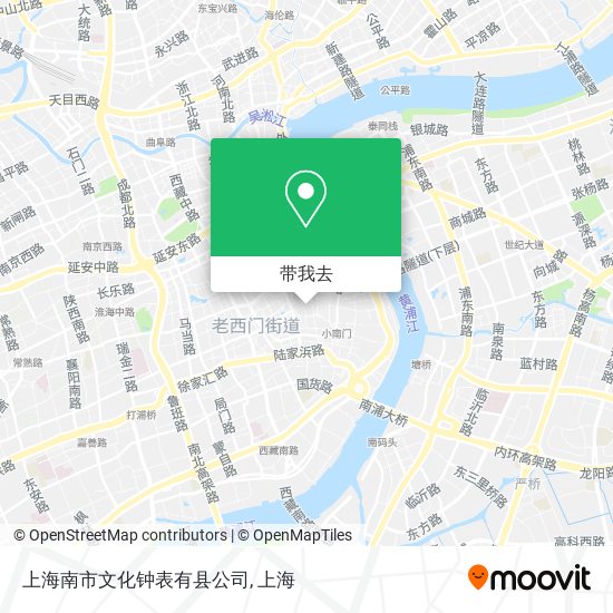 上海南市文化钟表有县公司地图