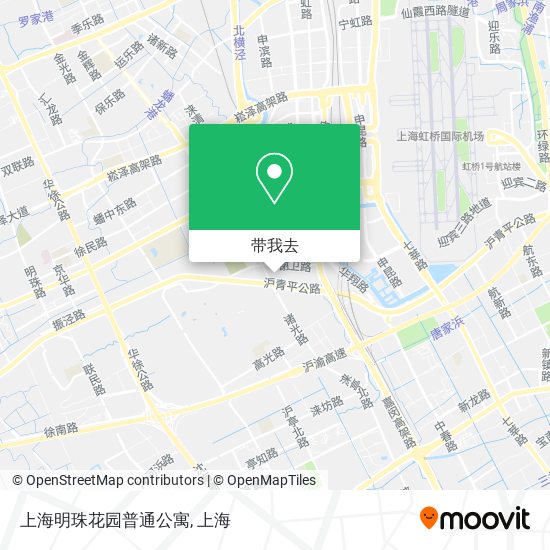 上海明珠花园普通公寓地图