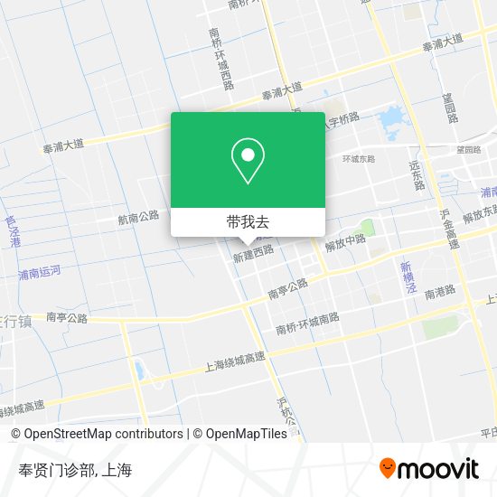奉贤门诊部地图