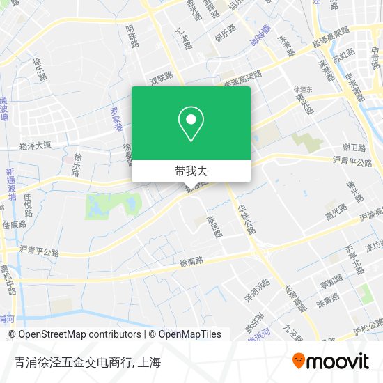 青浦徐泾五金交电商行地图