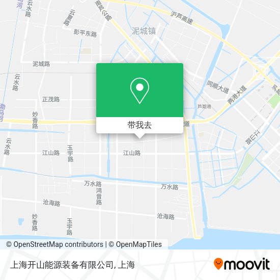 上海开山能源装备有限公司地图