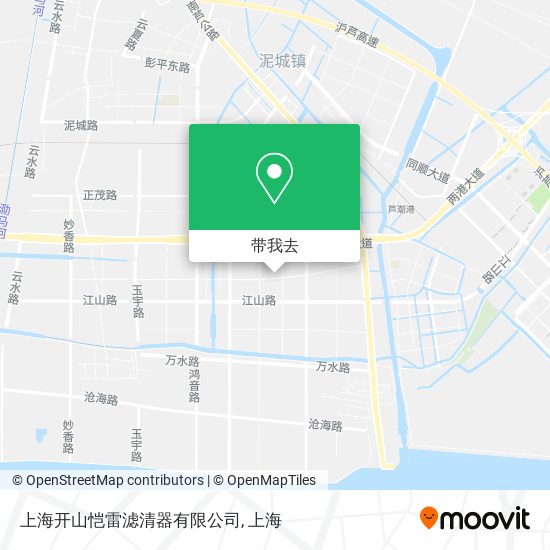 上海开山恺雷滤清器有限公司地图