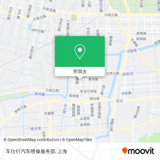 车仕行汽车维修服务部地图
