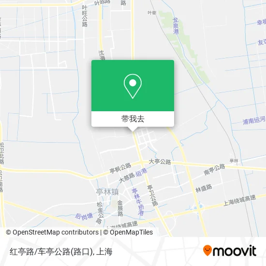红亭路/车亭公路(路口)地图
