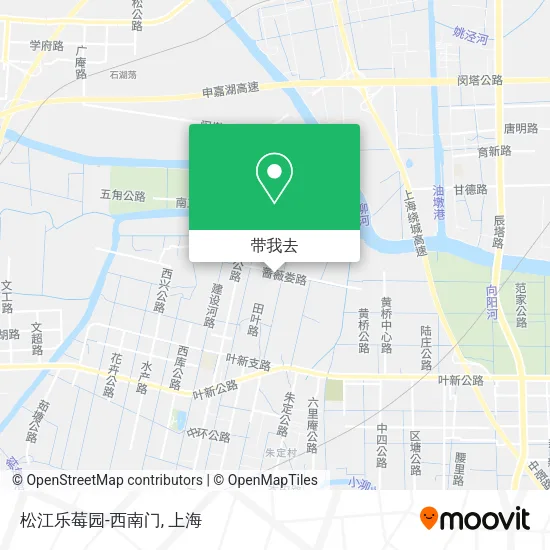 松江乐莓园-西南门地图