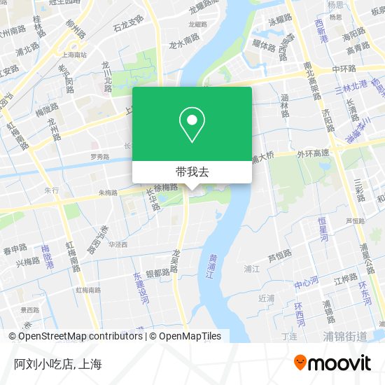 阿刘小吃店地图