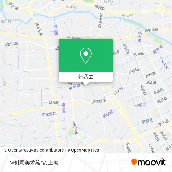 TM创意美术绘馆地图
