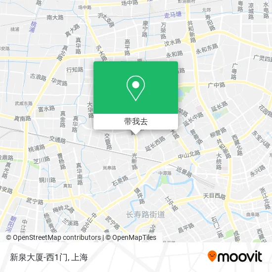 新泉大厦-西1门地图