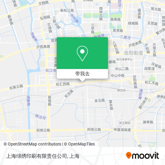 上海绵绣印刷有限责任公司地图