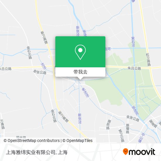 上海雅绵实业有限公司地图