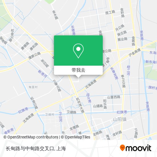 长甸路与中甸路交叉口地图