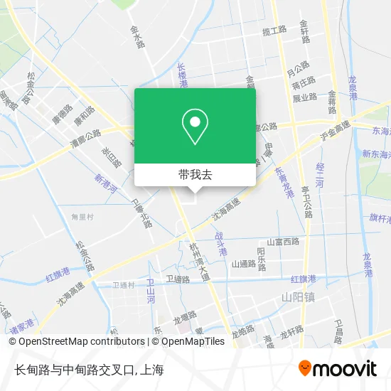 长甸路与中甸路交叉口地图