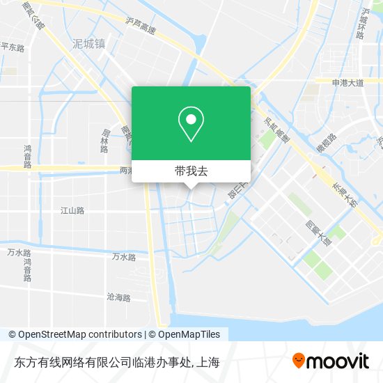 东方有线网络有限公司临港办事处地图