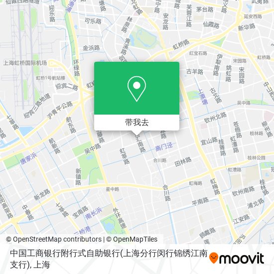 中国工商银行附行式自助银行(上海分行闵行锦绣江南支行)地图