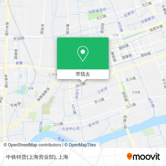 中铁特货(上海营业部)地图
