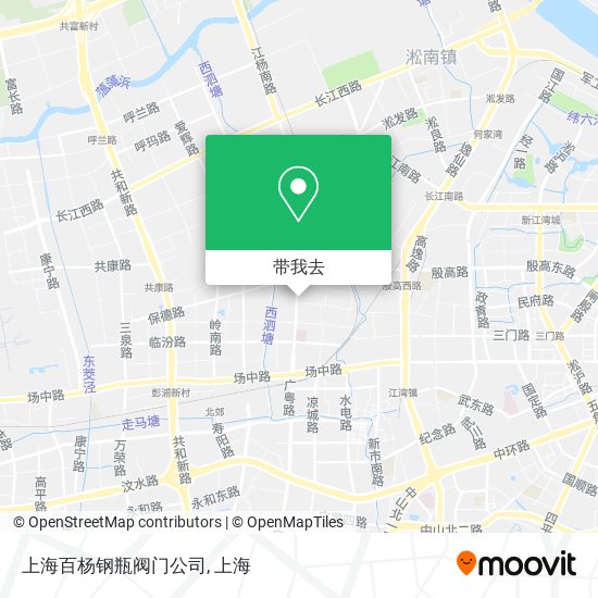 上海百杨钢瓶阀门公司地图