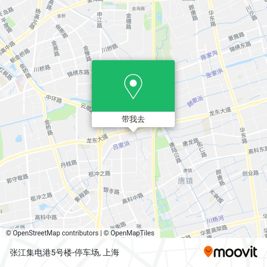 张江集电港5号楼-停车场地图
